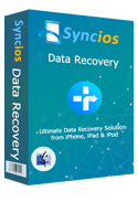 Product box of syncios data recovery mac
