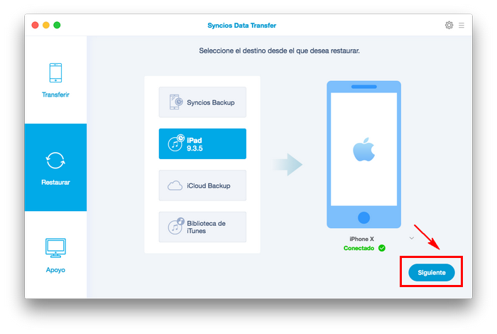 Restore iphone from backup file