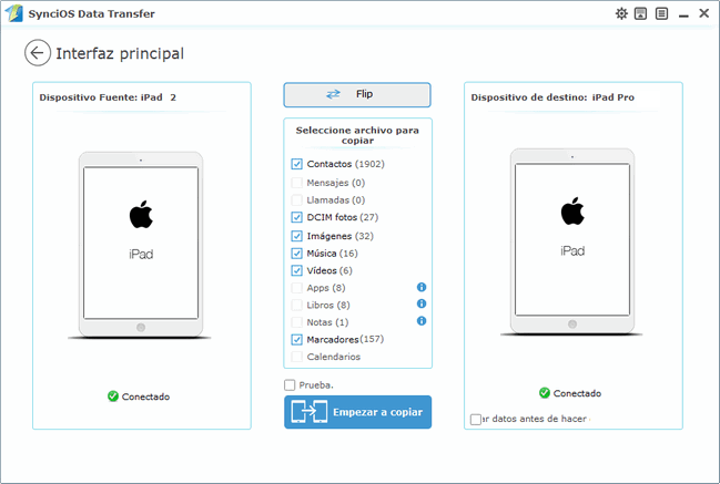 Transfer data from old ipad to new iPad mini 4