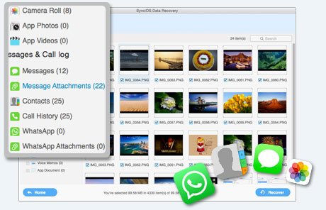 iphone data recovery software - preview before recovery