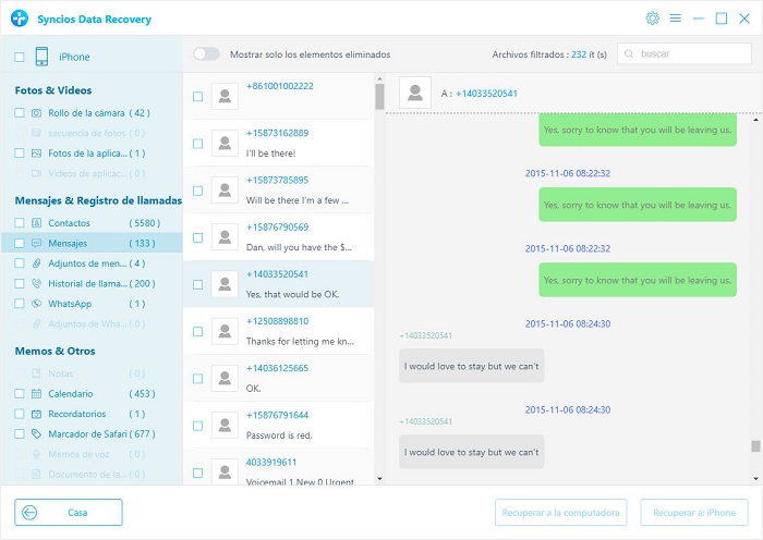 recover lost data from iPhone